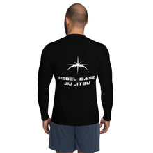 Load image into Gallery viewer, Rebel Base Men&#39;s  White Rank Rash Guard
